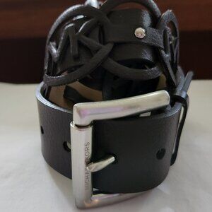 Michael Kors belt sz S brown EUC